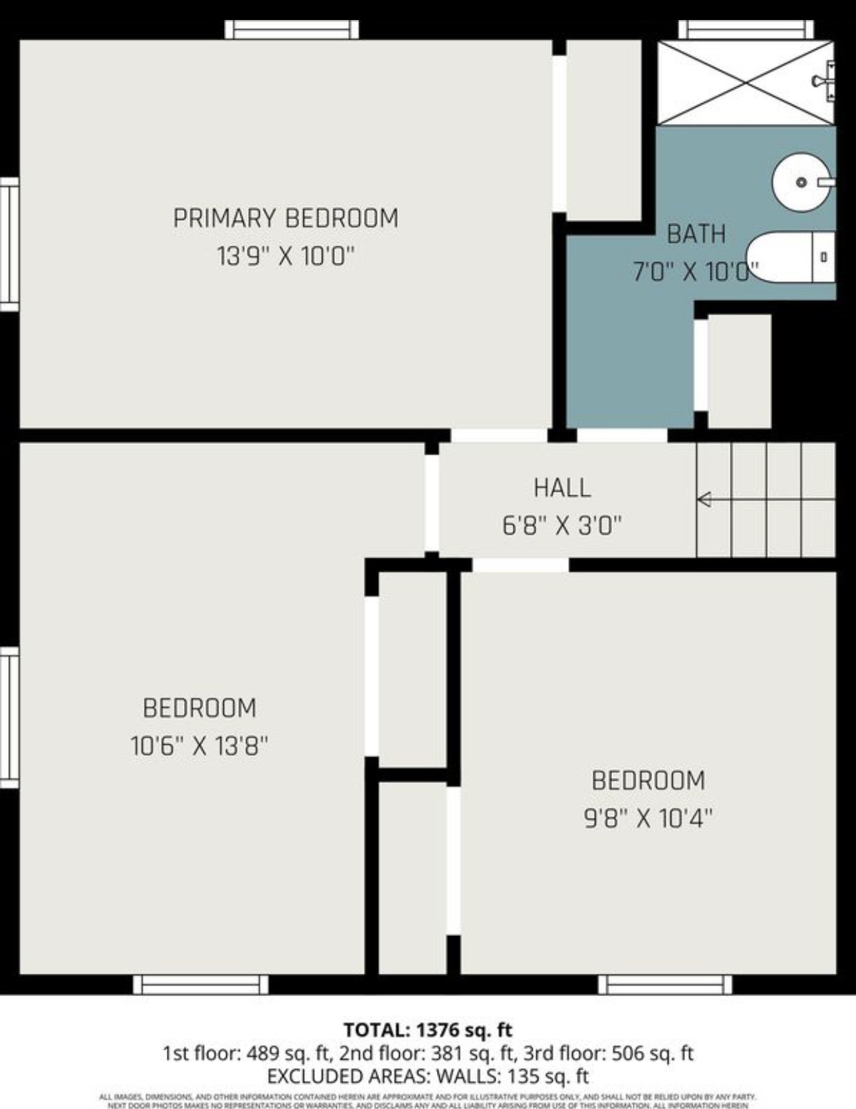 Coming July 2026. Winston Parkview. Floorplan of upstairs. Featuring King Bedroom, Queen Bedroom with workstation, and two twin xl Bedroom. Fresh paint, new lvp flooring, brand new furniture with our signature touches to make it feel like home.