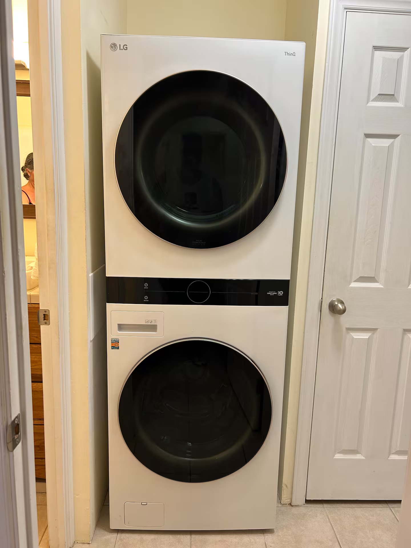 Convenient in-unit washer and dryer for easy laundry during longer stays.