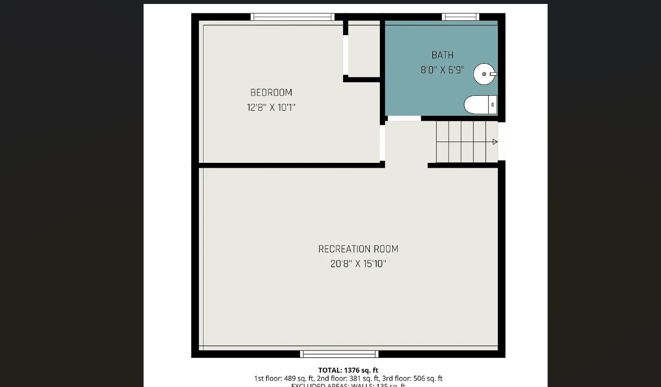 Coming July 2026. Winston Parkview.  Floorplan of lower level.  Featuring the 2nd King Bedroom, and Family Room. Fresh paint and lvp flooring throughout. Laundry is located in the bathroom. Our signature touches make this a place that feels like home.