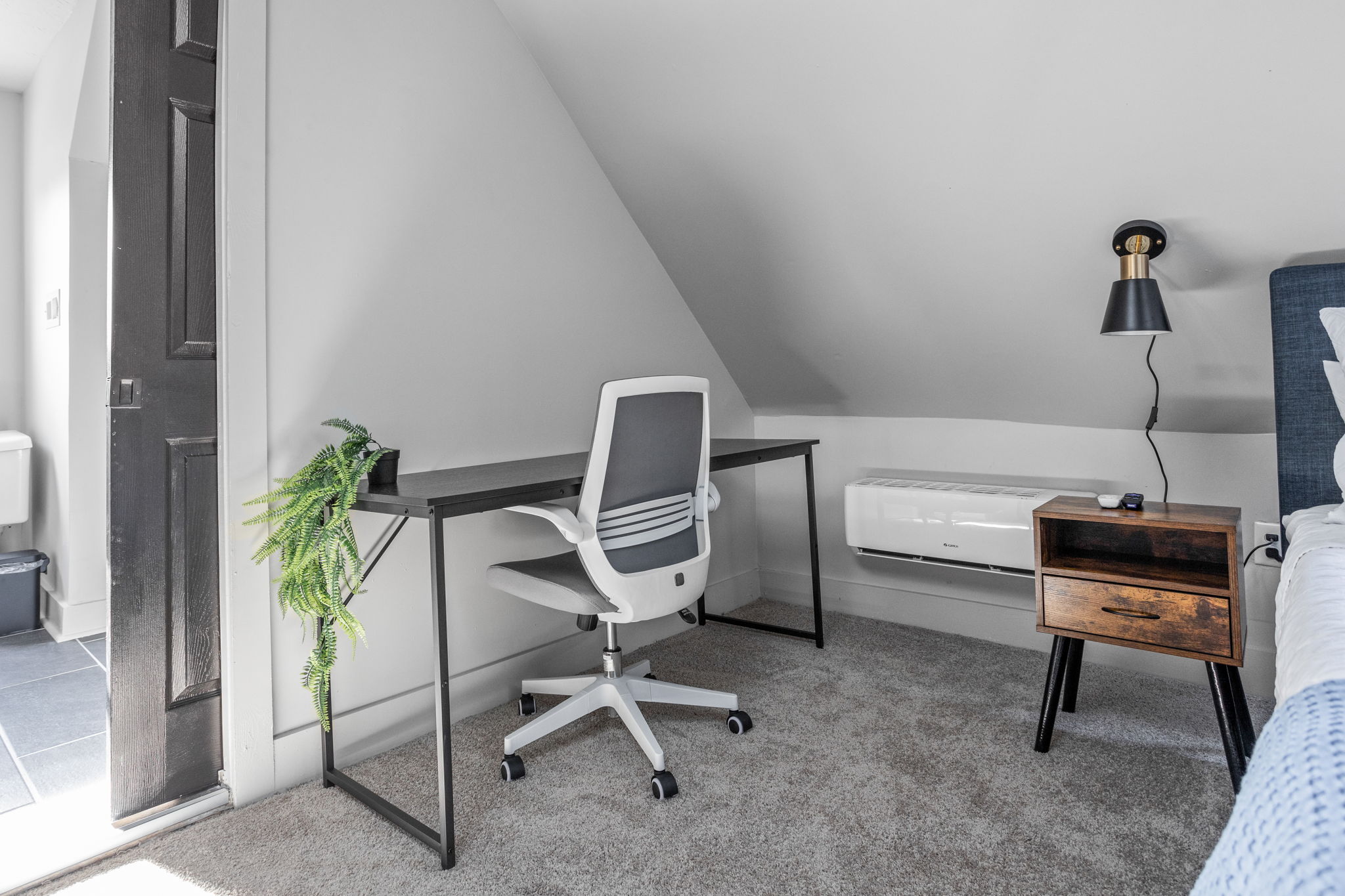 Work from home in a quiet environment.