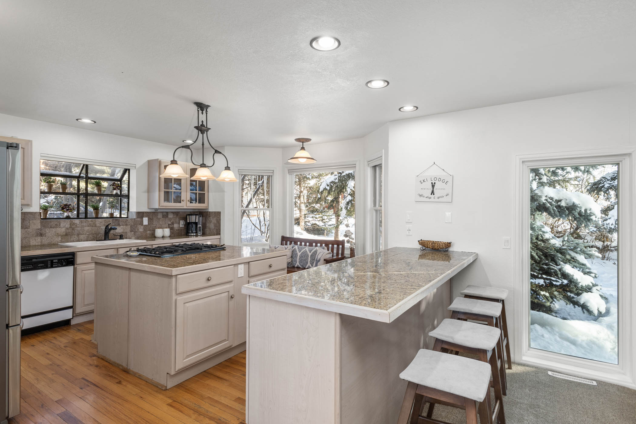 Kitchen off of Great Room