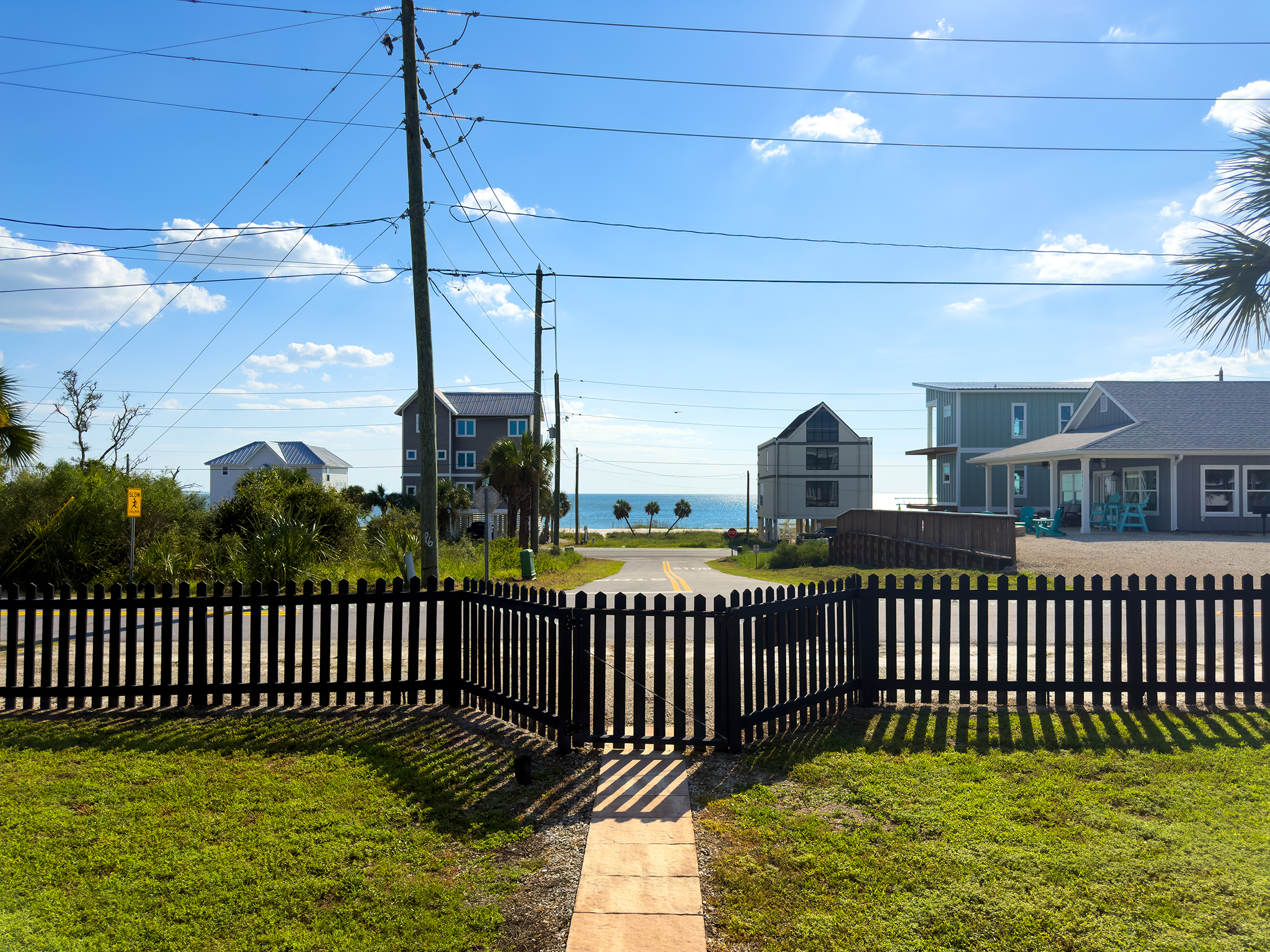 Ocean view from the yard.