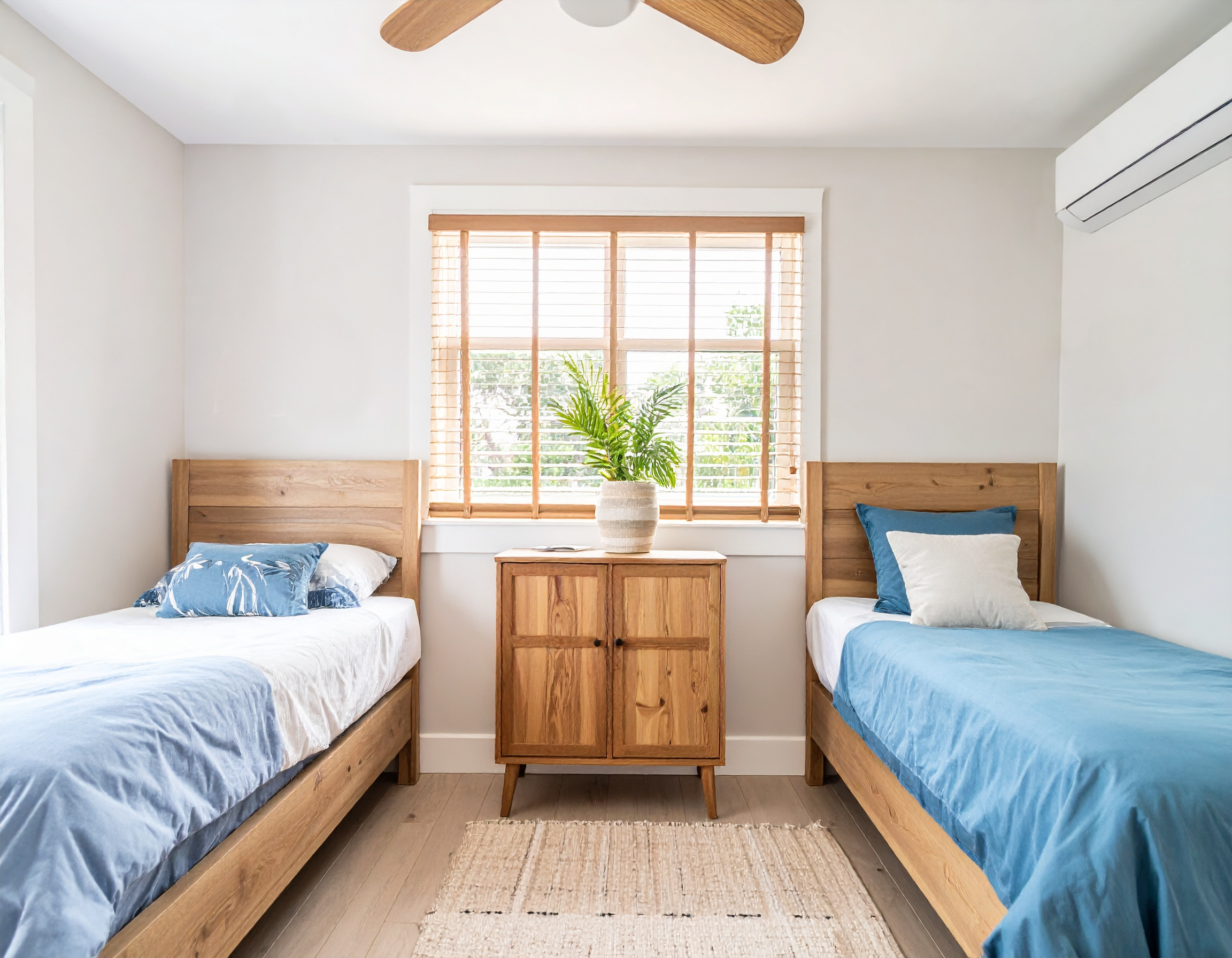 twin beds | Representative Interior. Décor / Finishes May Vary.