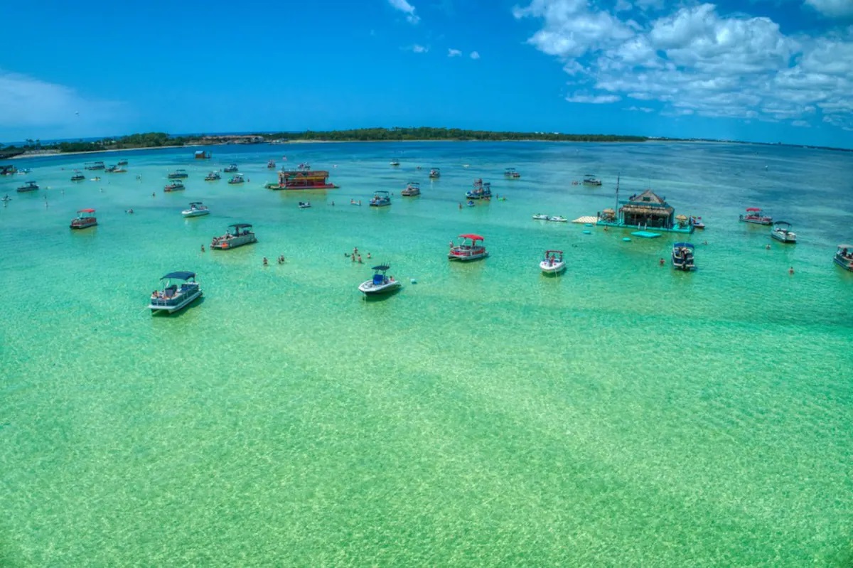 Be sure to visit Crab Island!