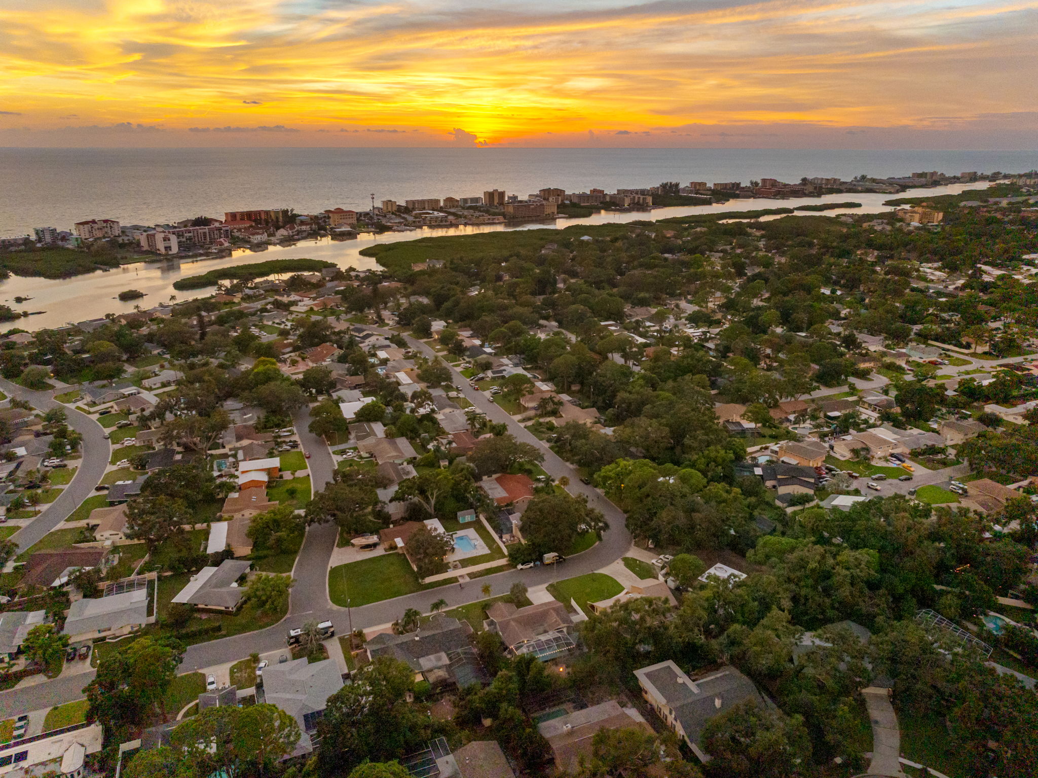 Aerial View of the Neighborhood