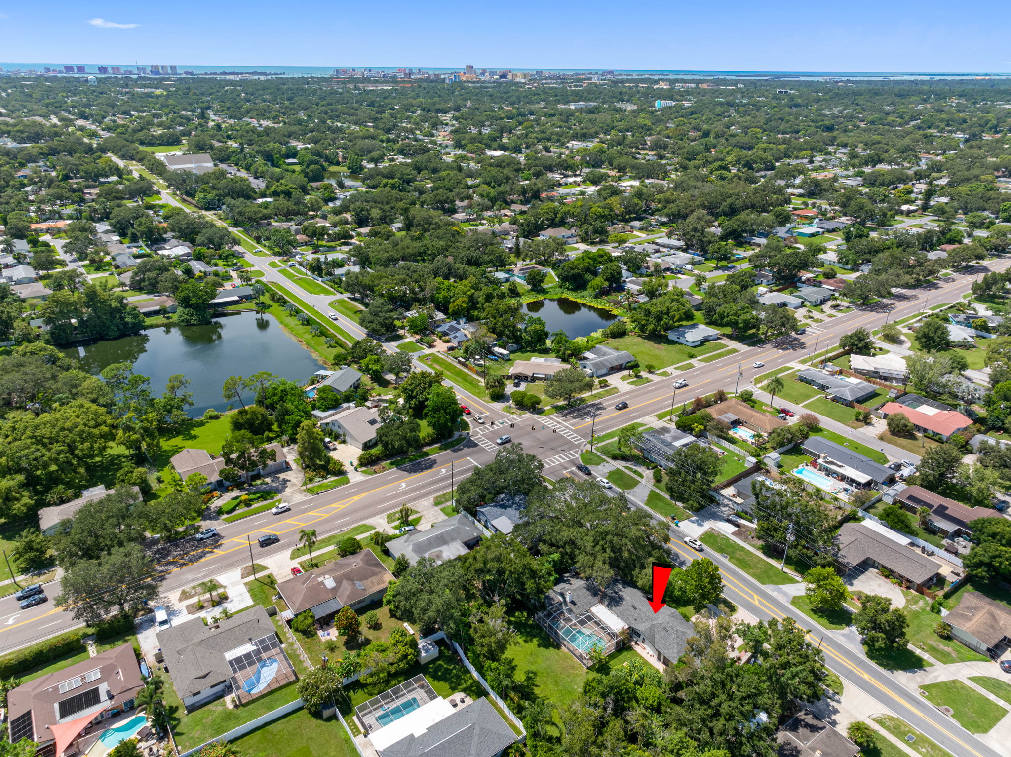 Aerial View of the Neighborhood