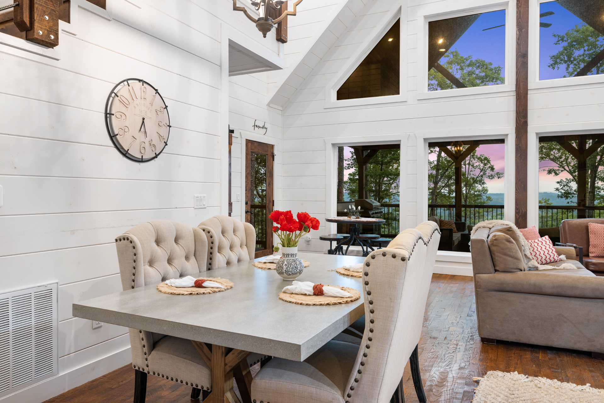 Stylish dining space perfect for memorable meals and family moments