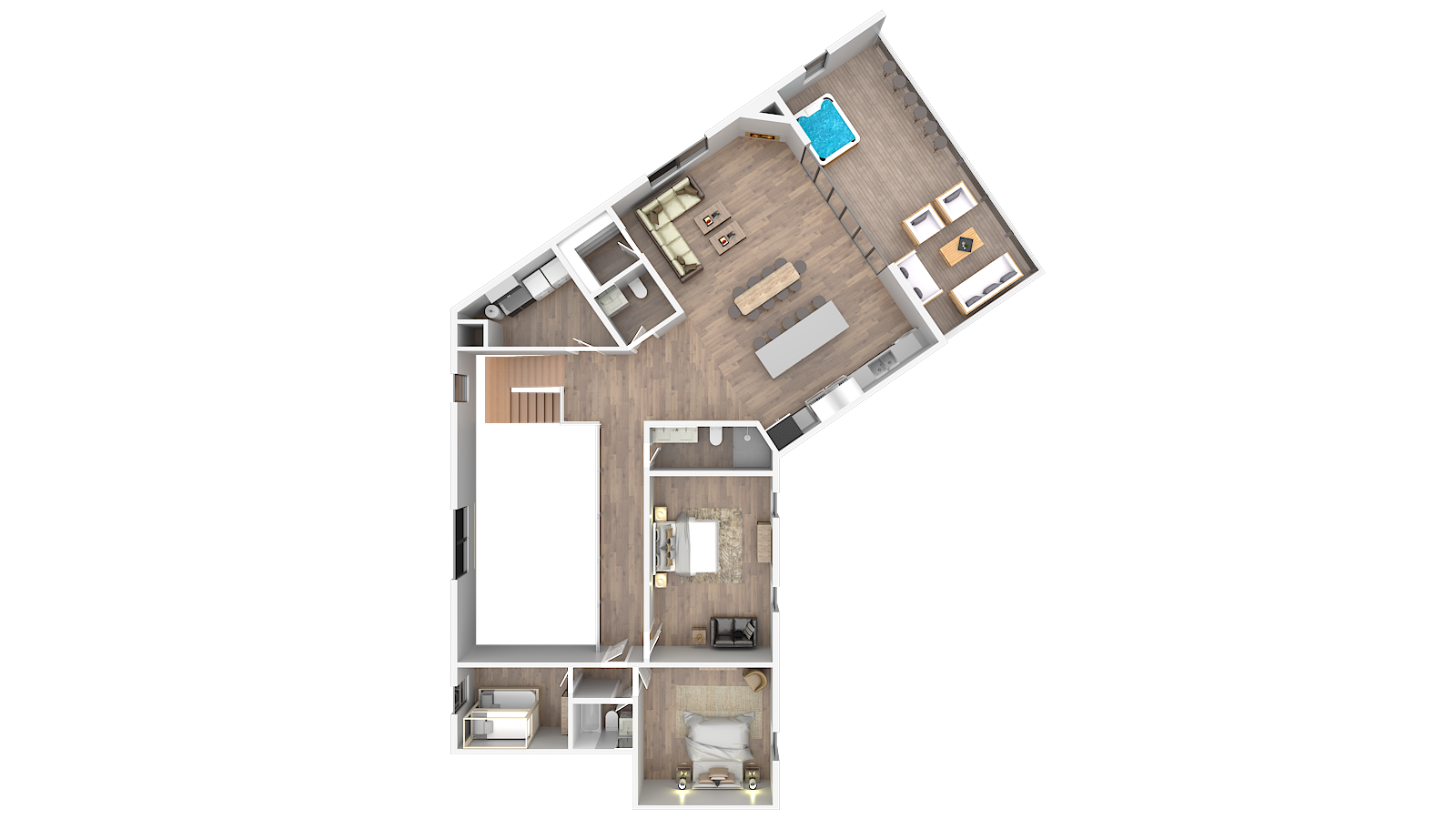 Mansion Floorplan: 3rd Floor
