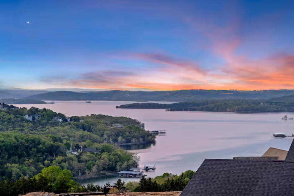 View of Table Rock Lake from deck!