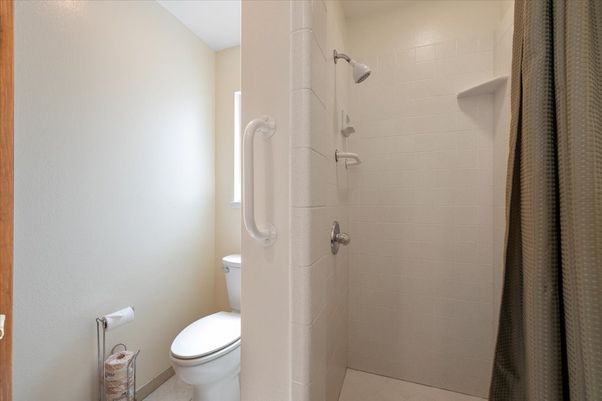 Toilet in primary restroom