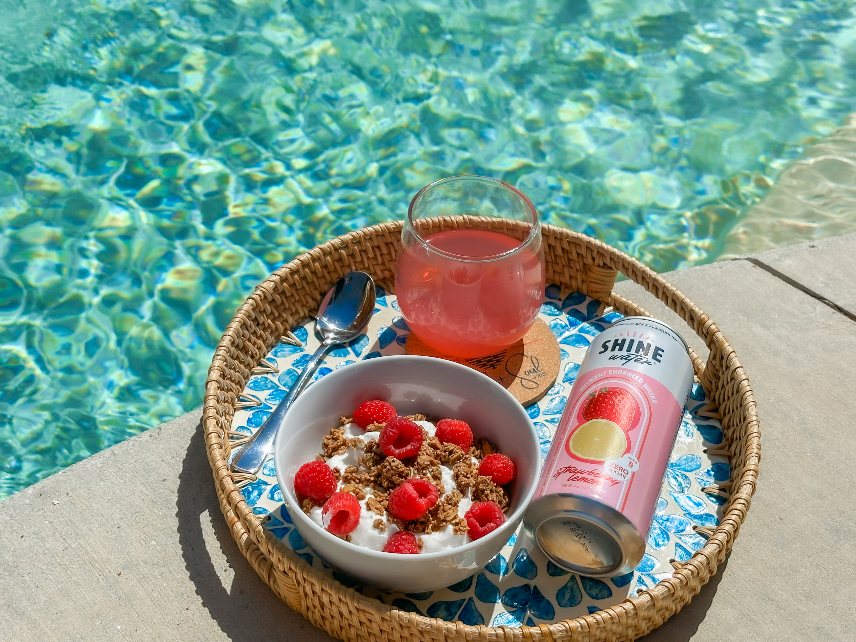 We heat the pool through the summer from April to October.