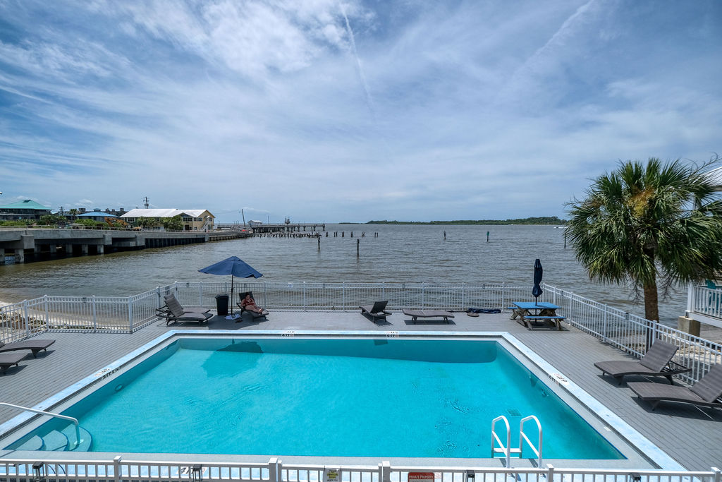 Professionally maintained pool for guests