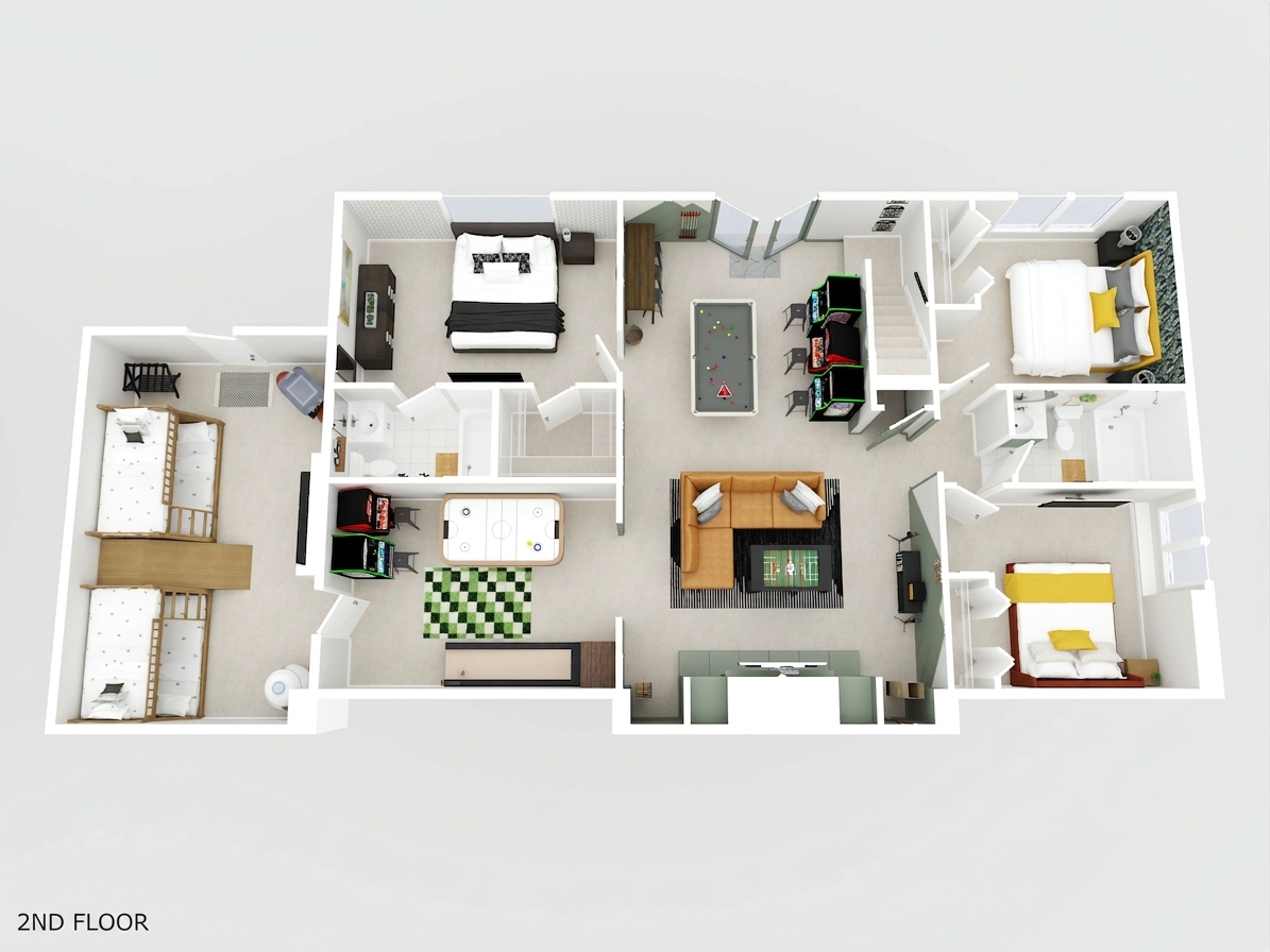 2nd Floor -Lower Level Layout