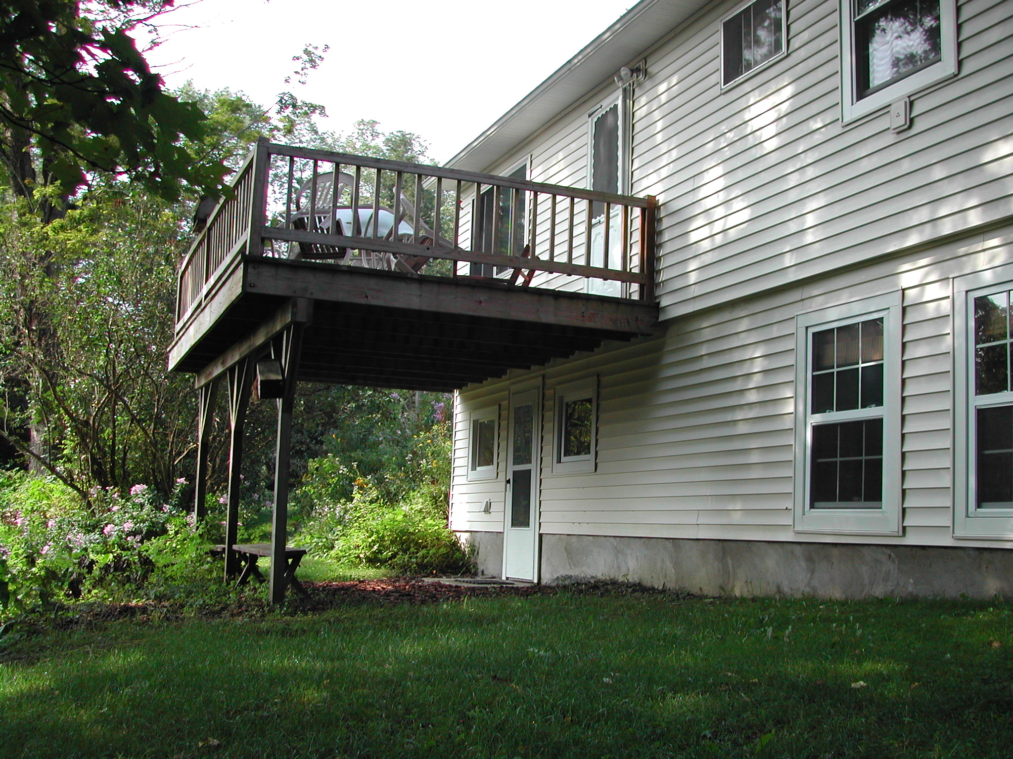 Cottage House Rear Deck