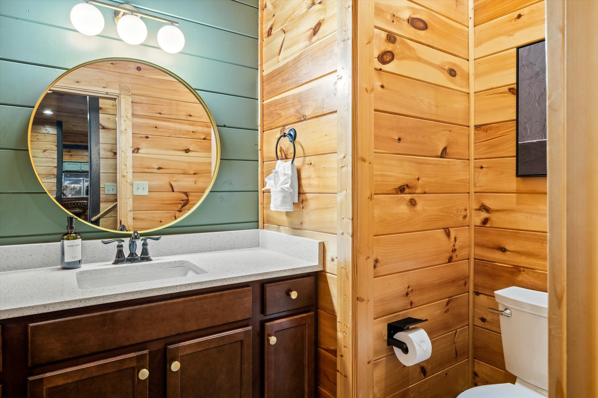 Powder room on the main floor