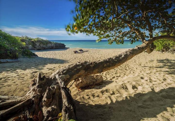 SOV small beach located in the Main area in el portico - free access with key card