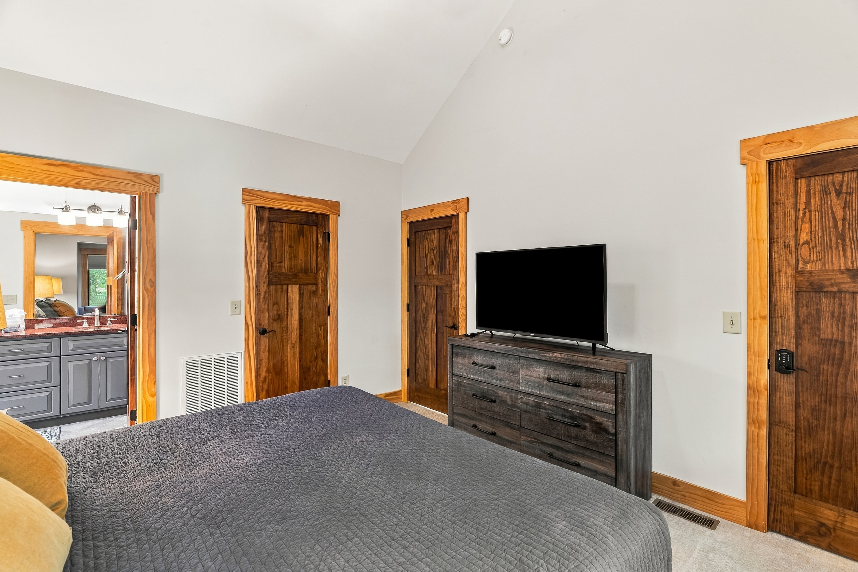 Additional view of the master bedroom 