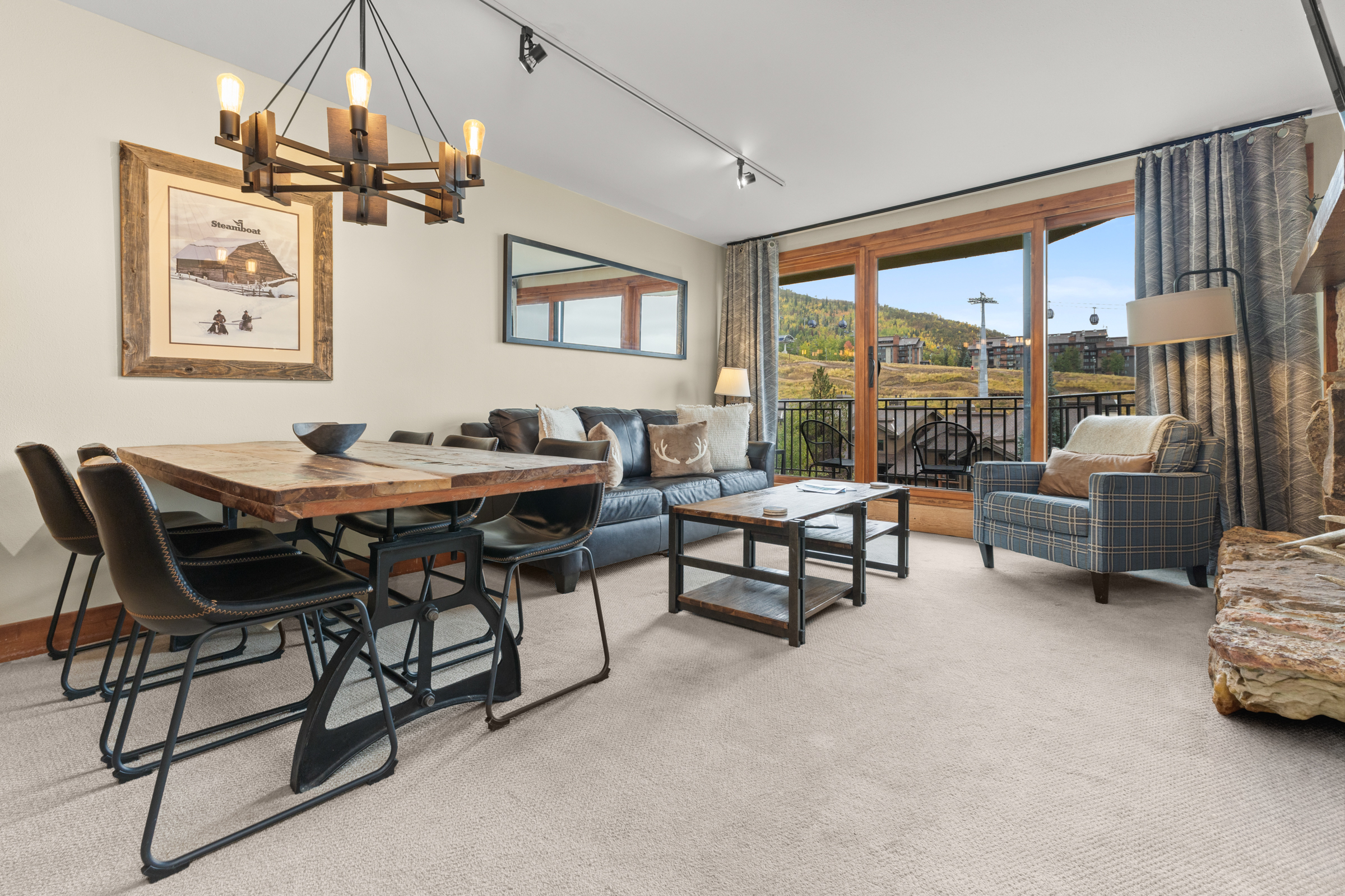 Dining Area and Living Room