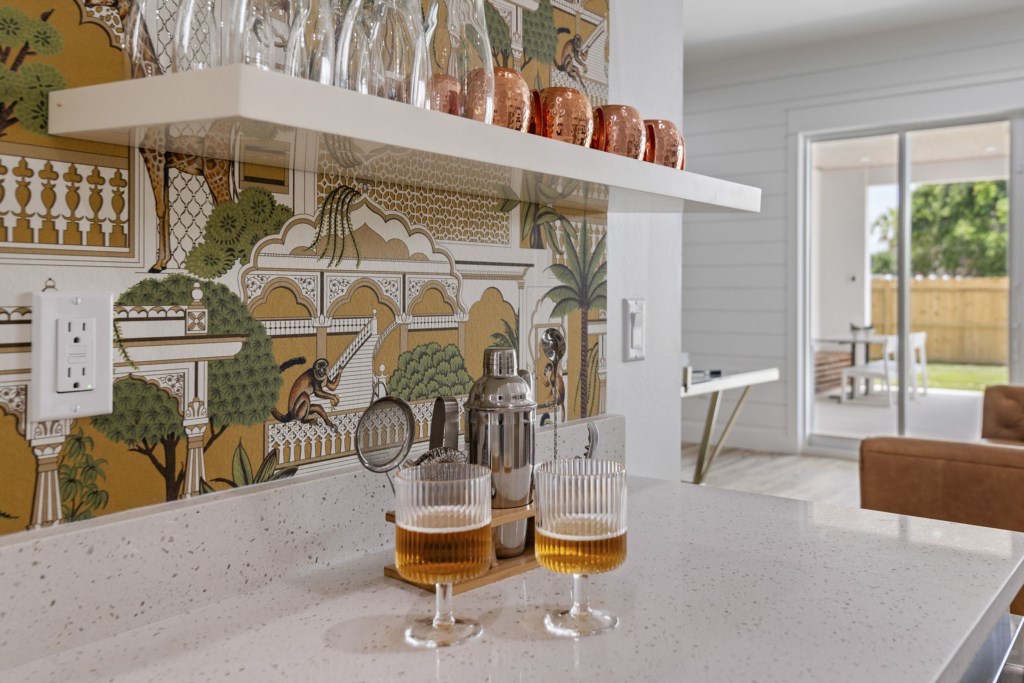 Raise a glass and challenge your friends in the entertainment zone!