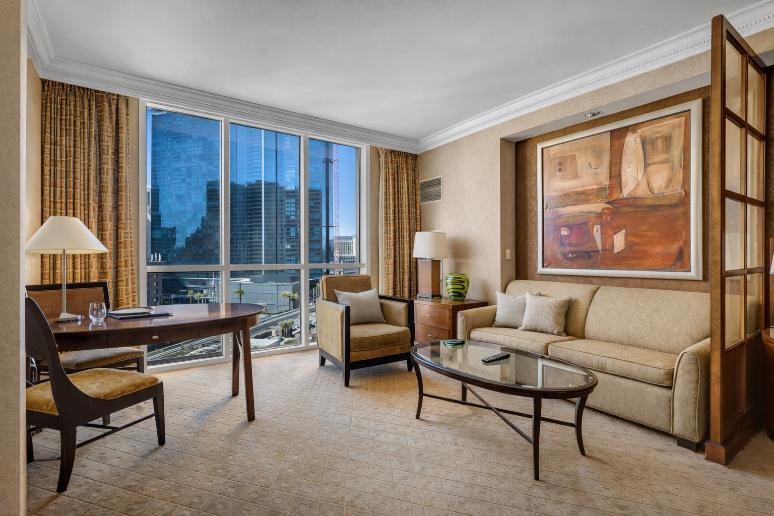 MGM Tower 2 · Units 801+803 — Living Area