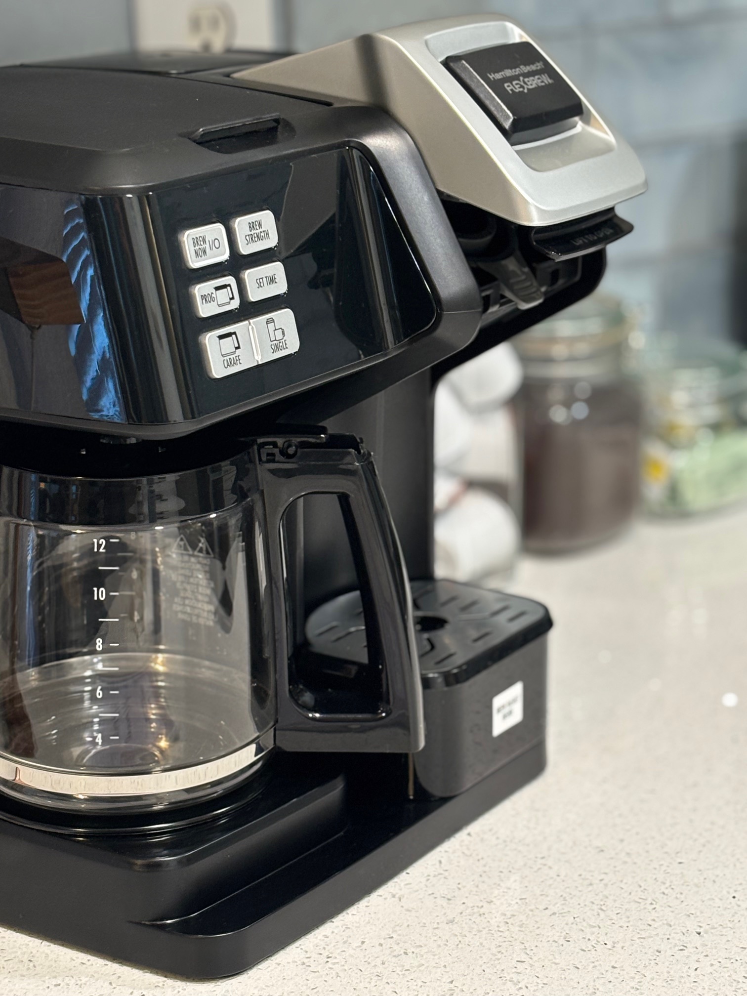 Drip and Keurig coffee