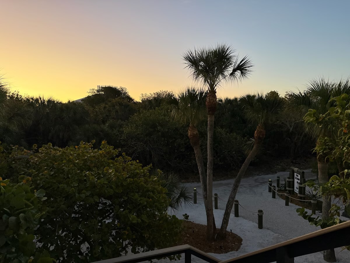 Don't feel like leaving to catch sunrise? Watch it right from your comfy porch