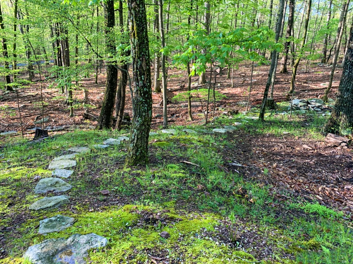 Hiking trails just a short walk away.