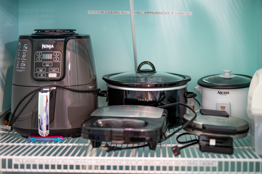 Extra appliances in the pantry!