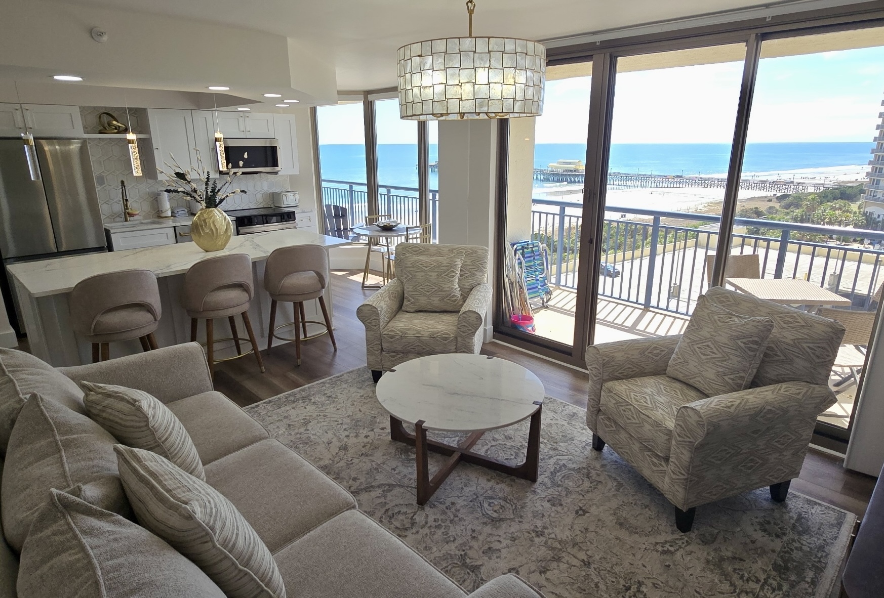 Living Room with sofa bed