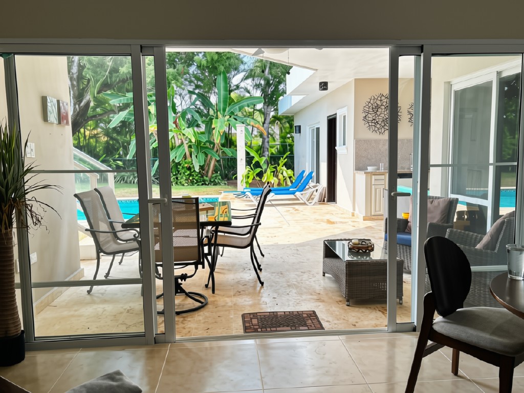 Outdoor seating and dining