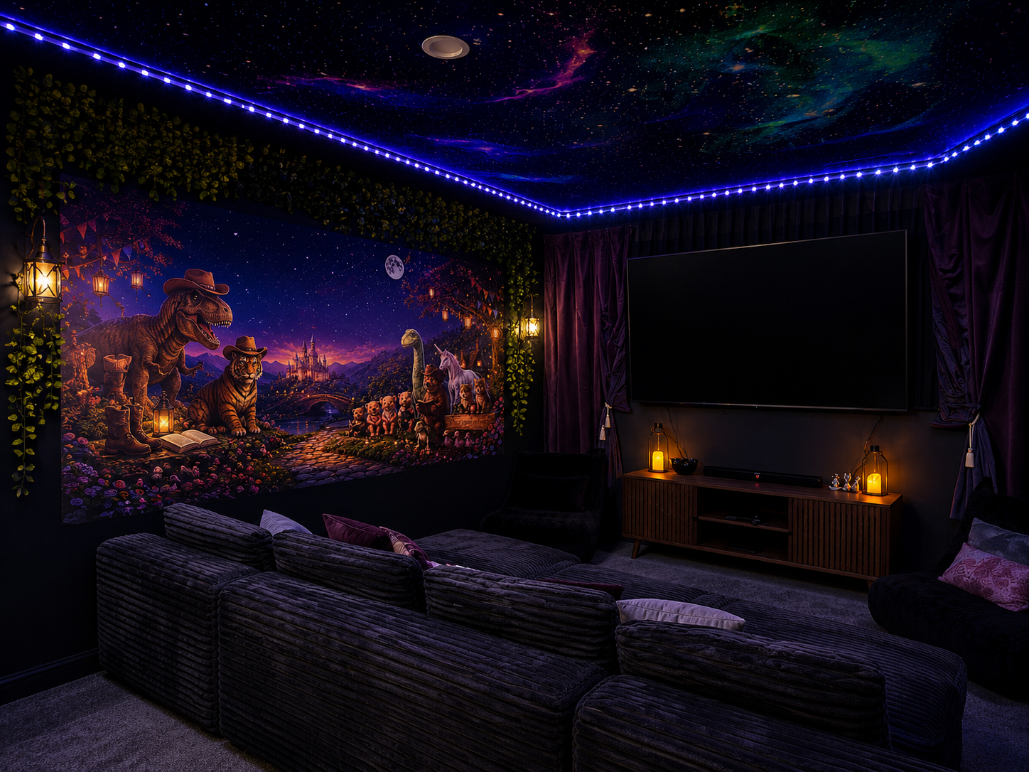 Awesome Theater Room!
