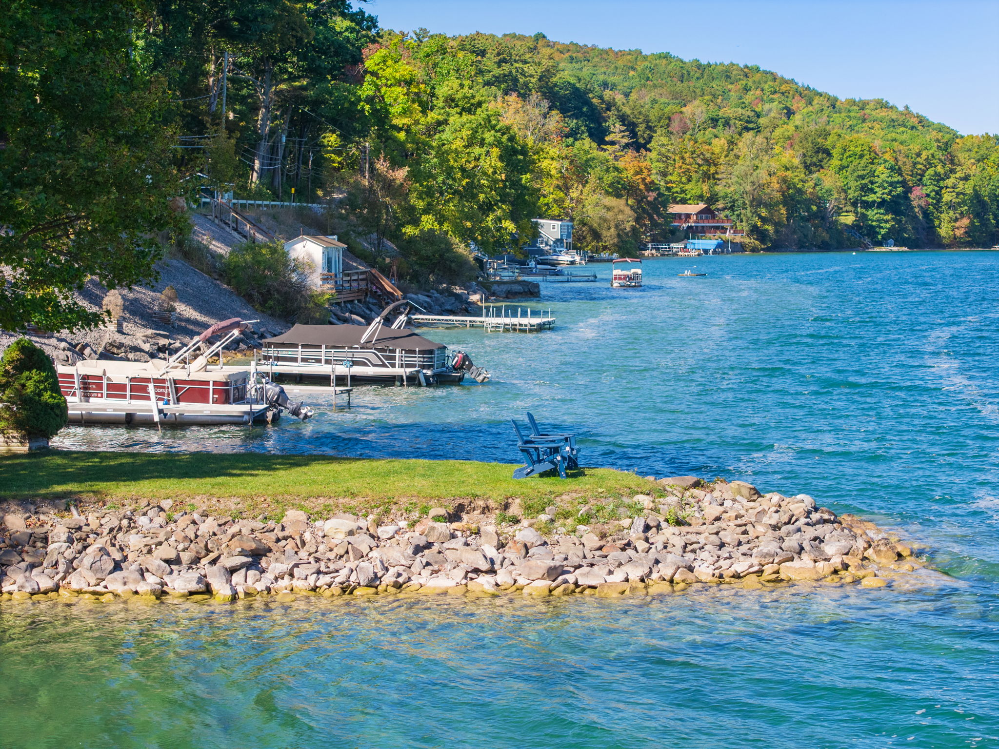 Waterfront looking north on Otsego Lake