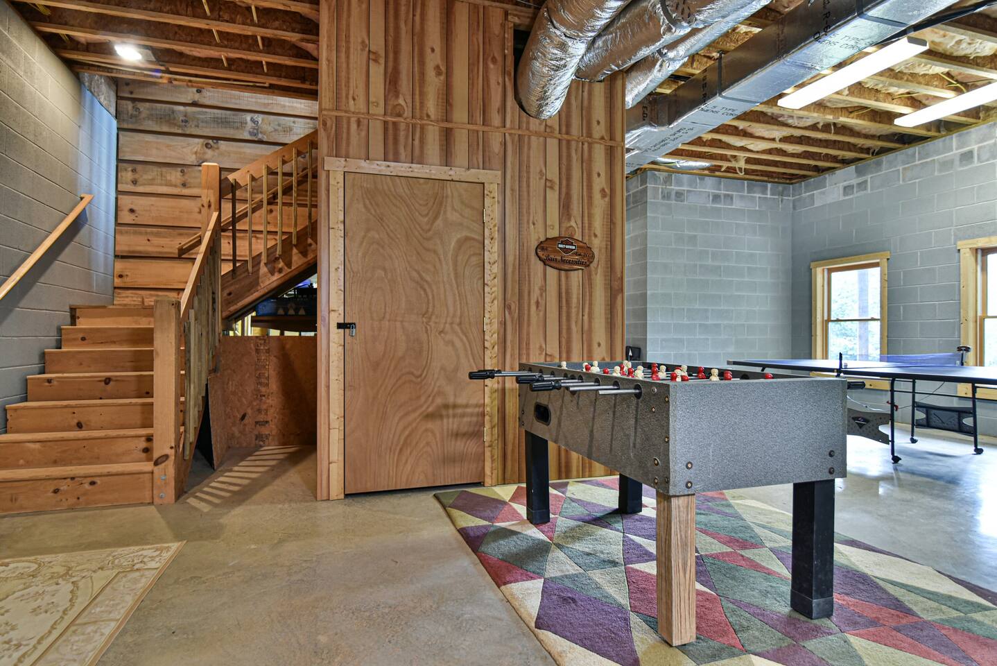 Downstairs Game room