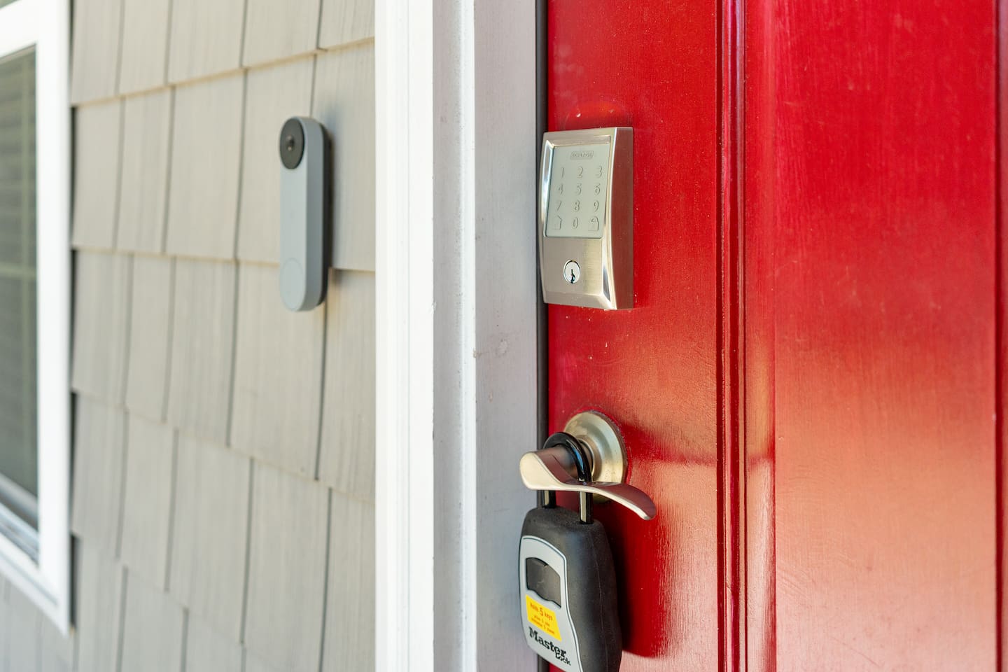 A personalized door code will be provided for you to access the home.
