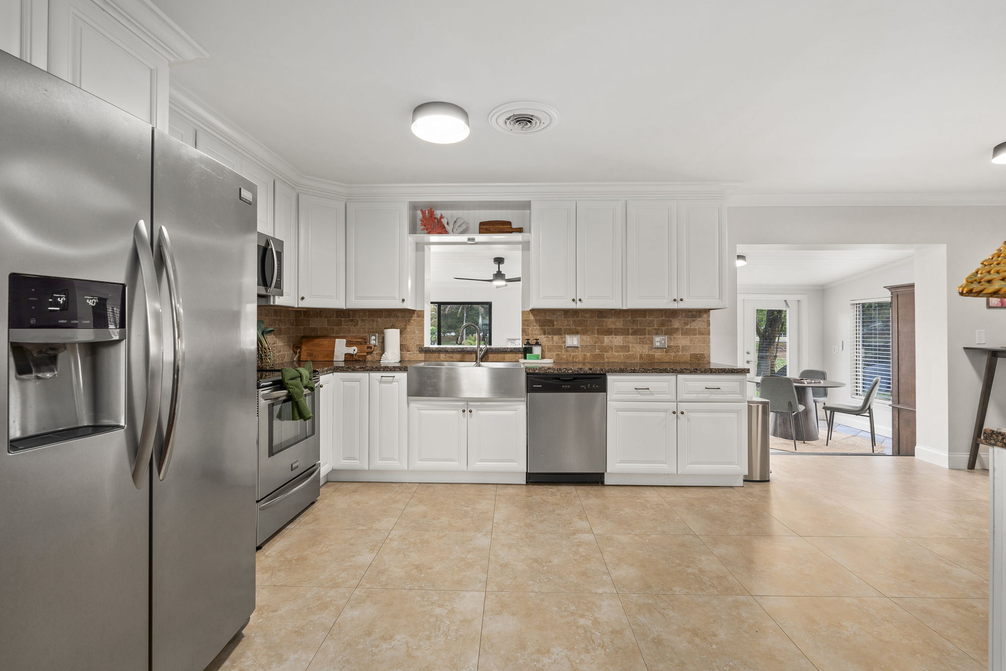 Open Kitchen leading to game room