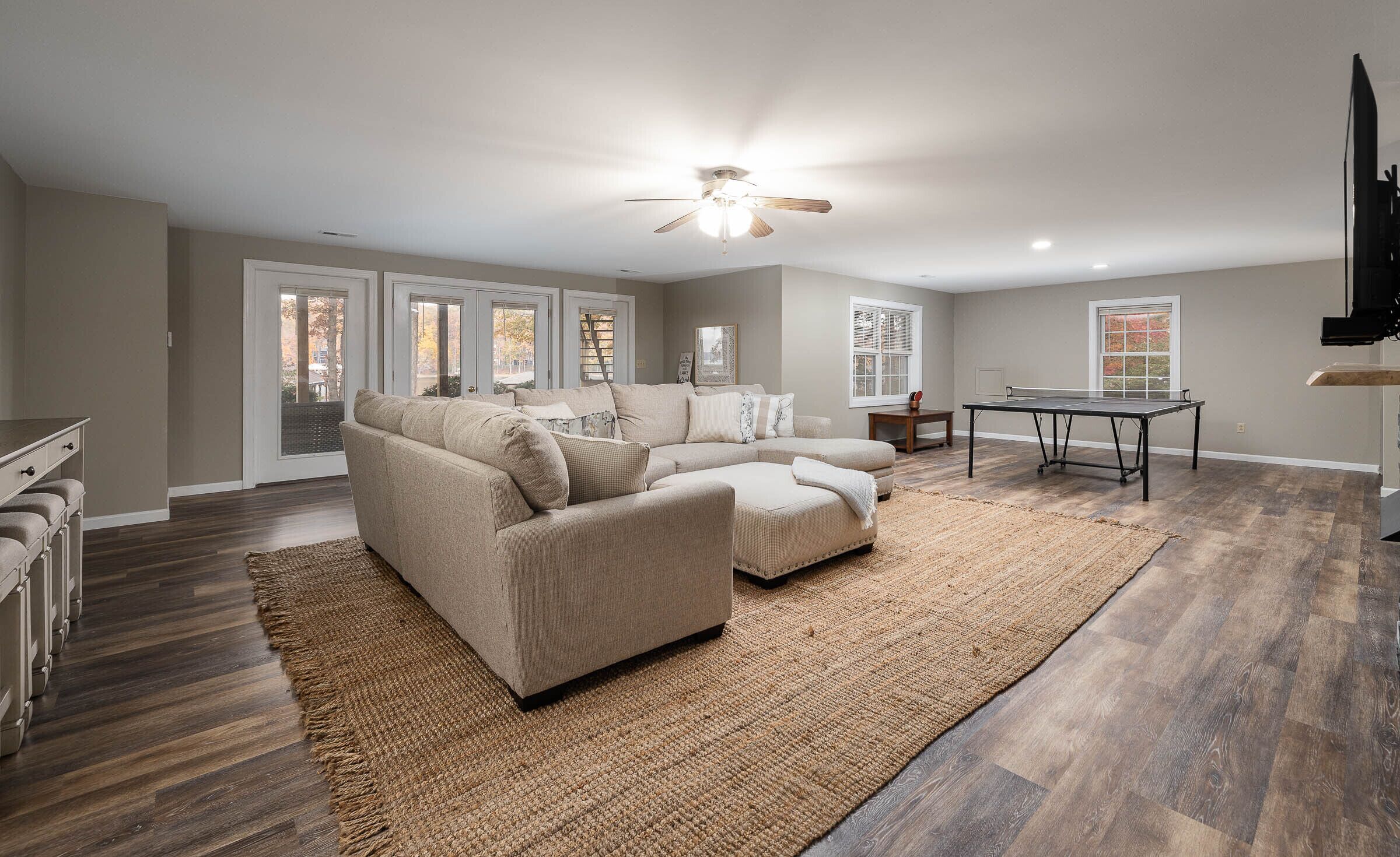 basement living room