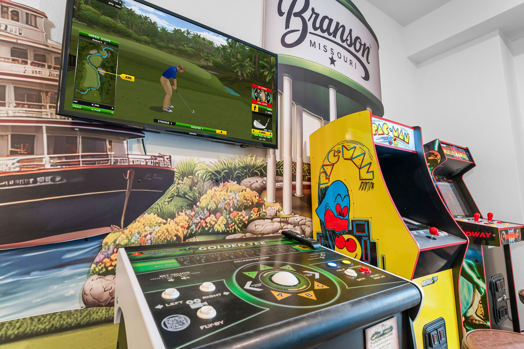 A full-size Golden Tee game you won't find anywhere else!
