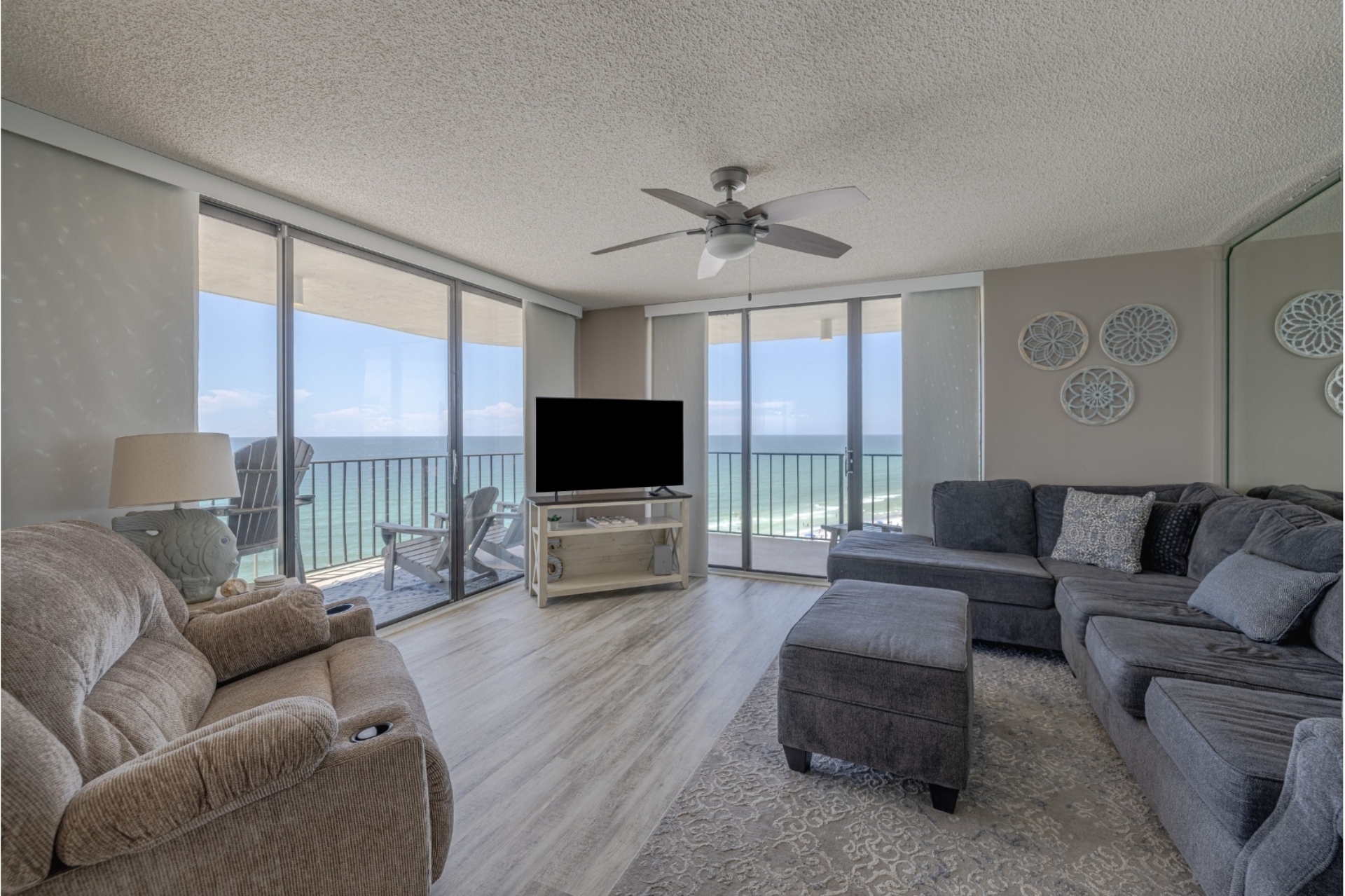 Living room with breathtaking views