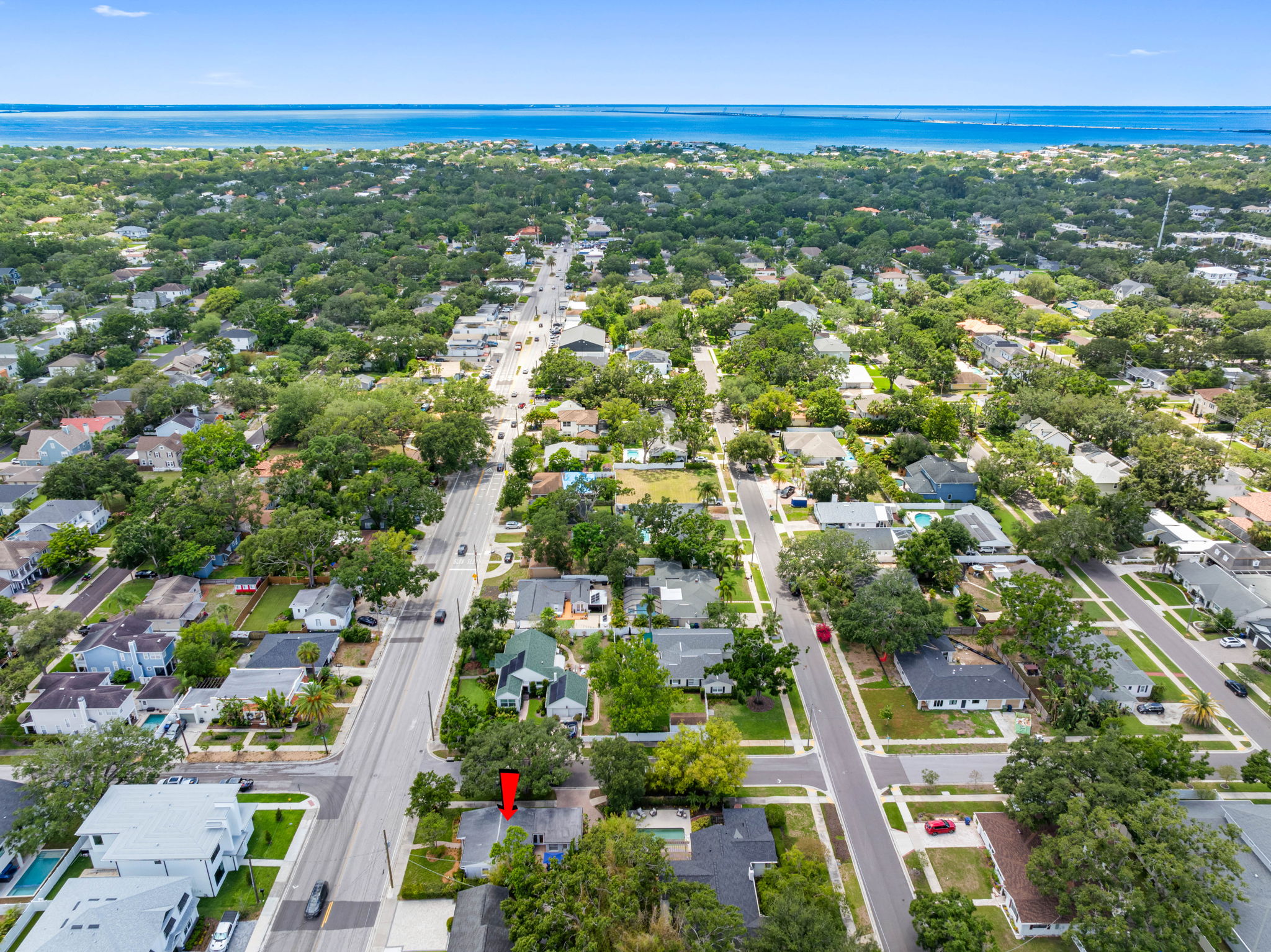 Aerial View of the Neighborhood