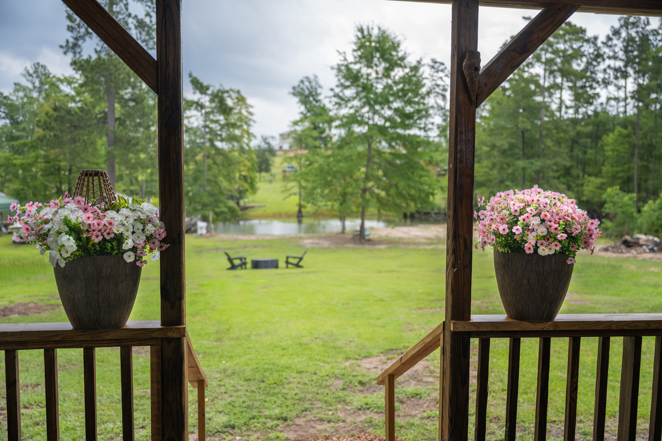 Water view from the porch