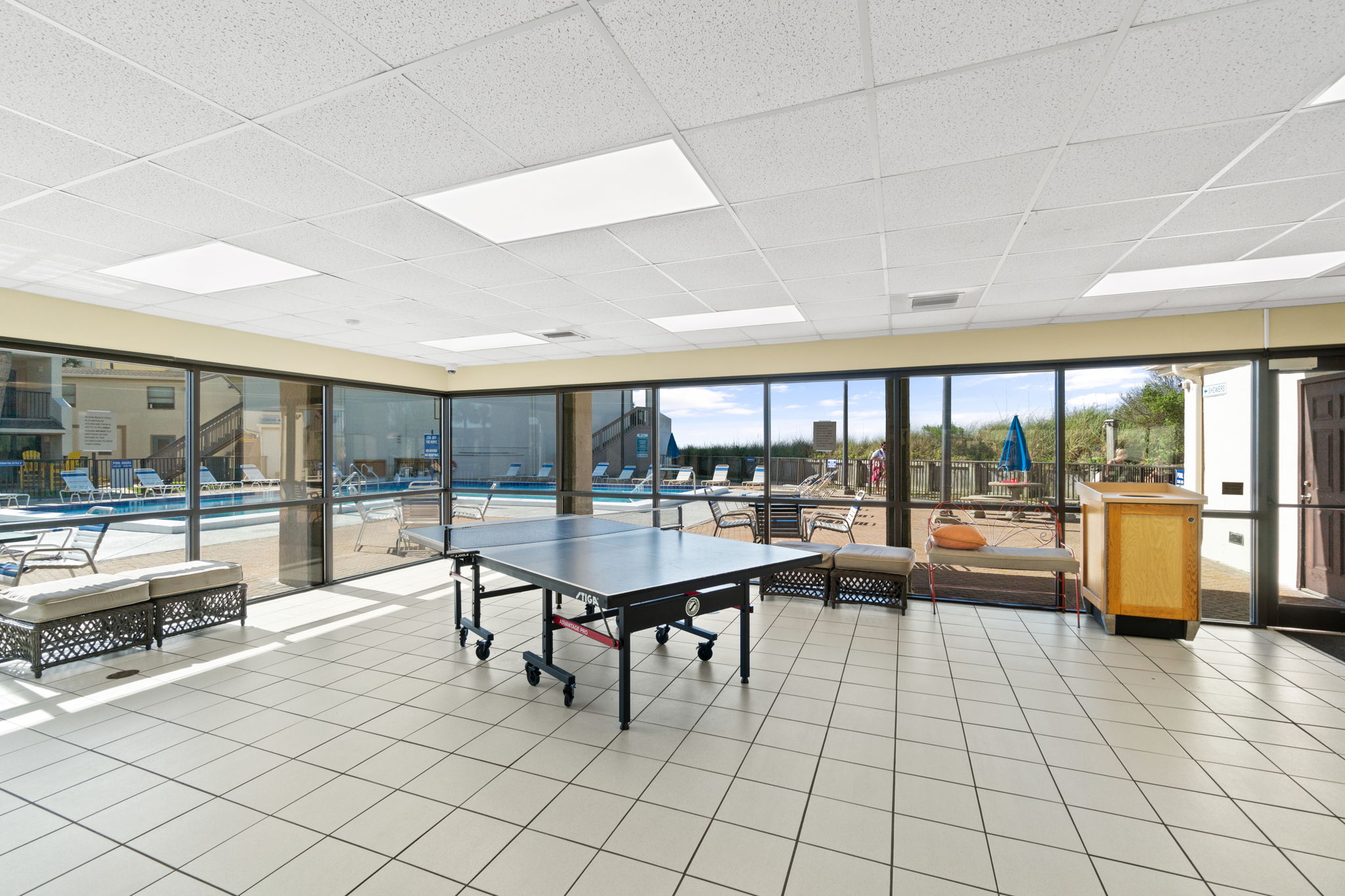 Ping Pong Table in Clubhouse