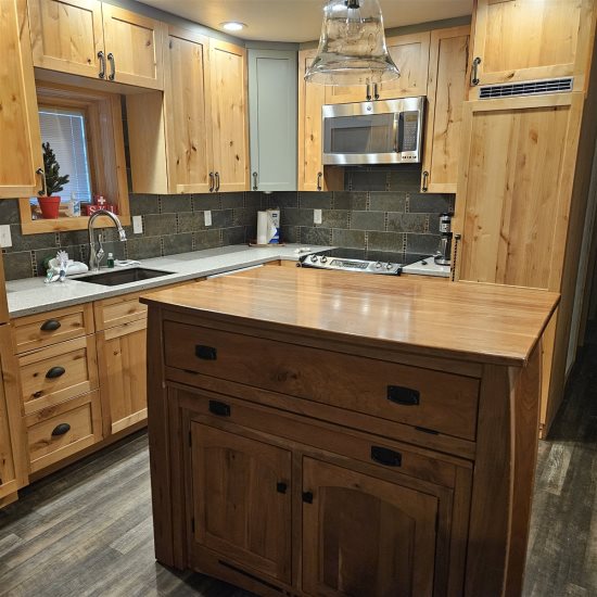 Kitchen area 1 of 2: Island.