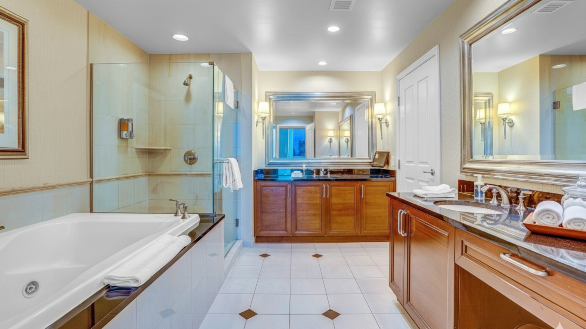 MGM Tower 2 · Unit 1121 — Bedroom · Strip Views