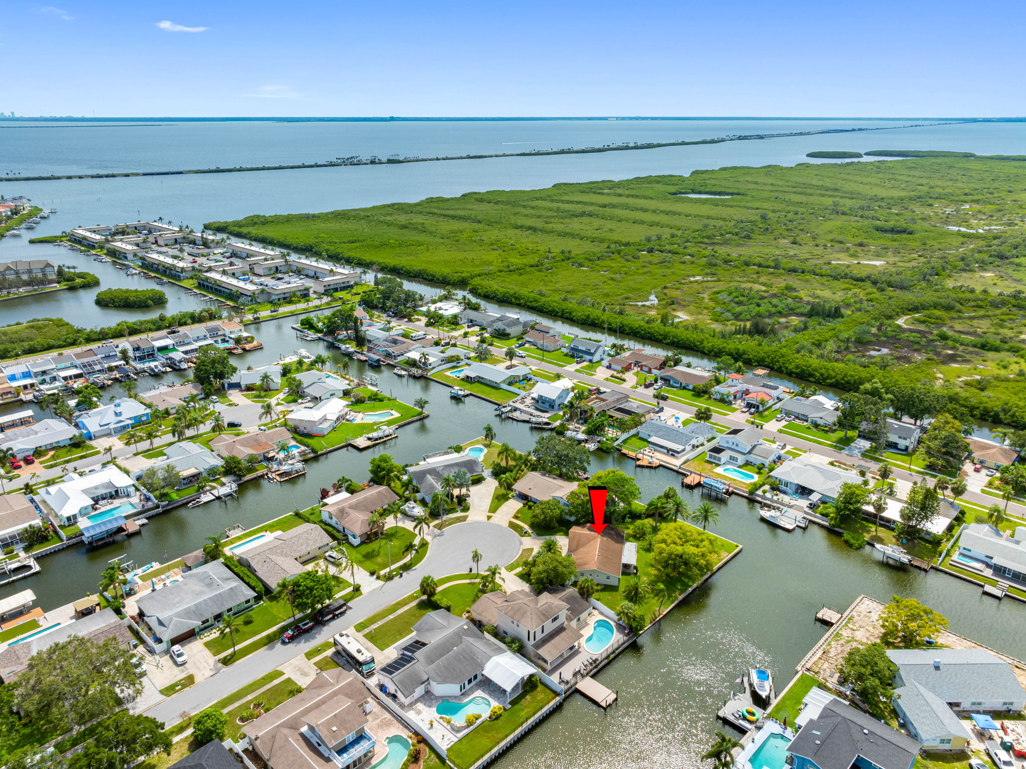Aerial View of the Neighborhood