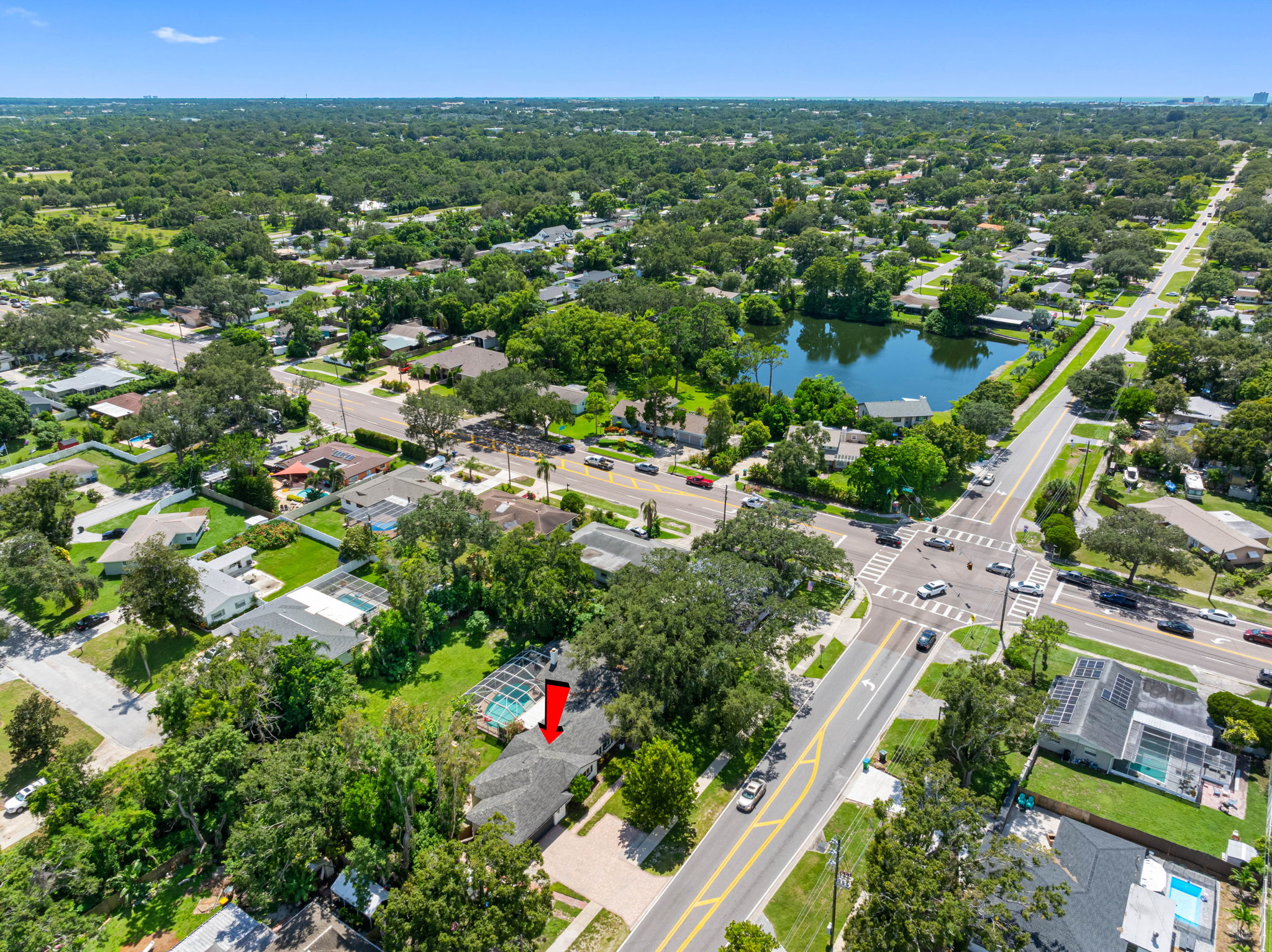 Aerial View of the Neighborhood