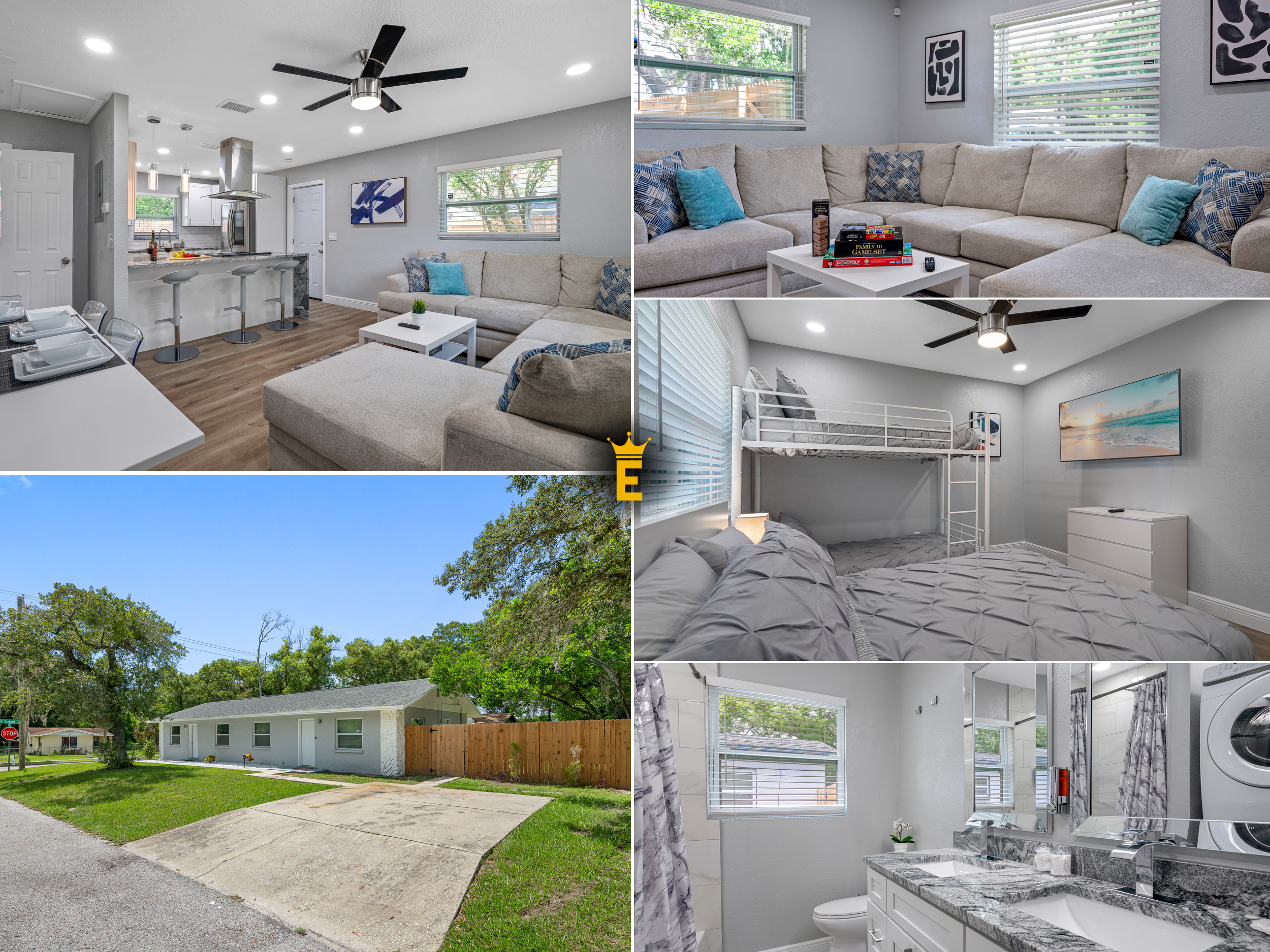 2BR Apt, 5 Min to Busch Gardens | Unit B, Sleeps 6, Remodeled, Tampa