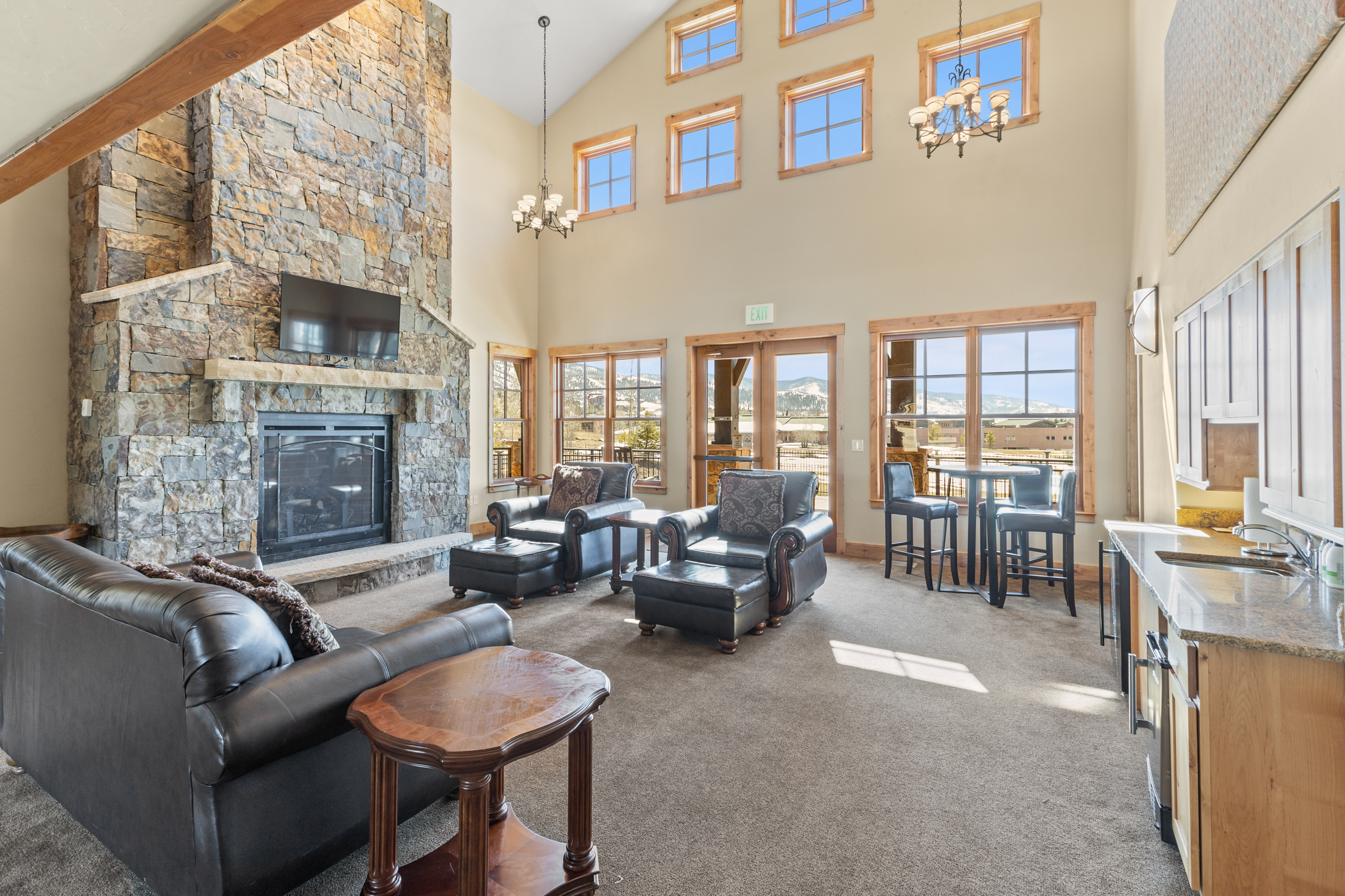 Clubhouse Lounge -- Across from House