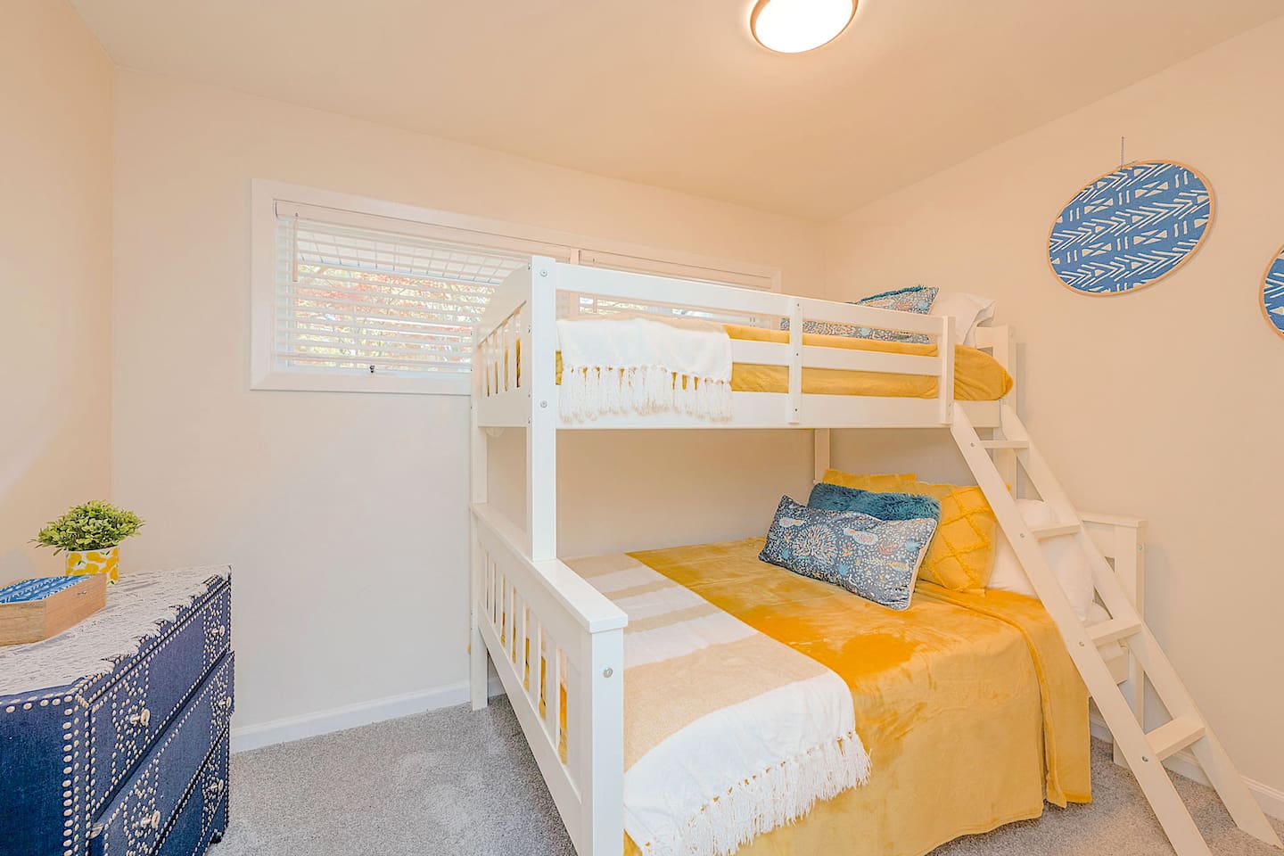Bedroom #4 with Twin over full bunkbed