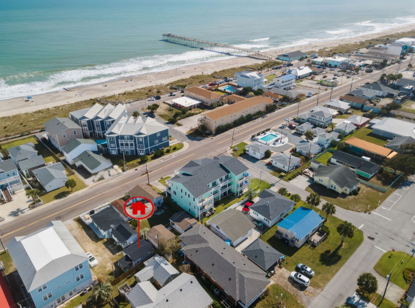 0.2 miles to Kure Beach Pier, boardwalk, and restaurants