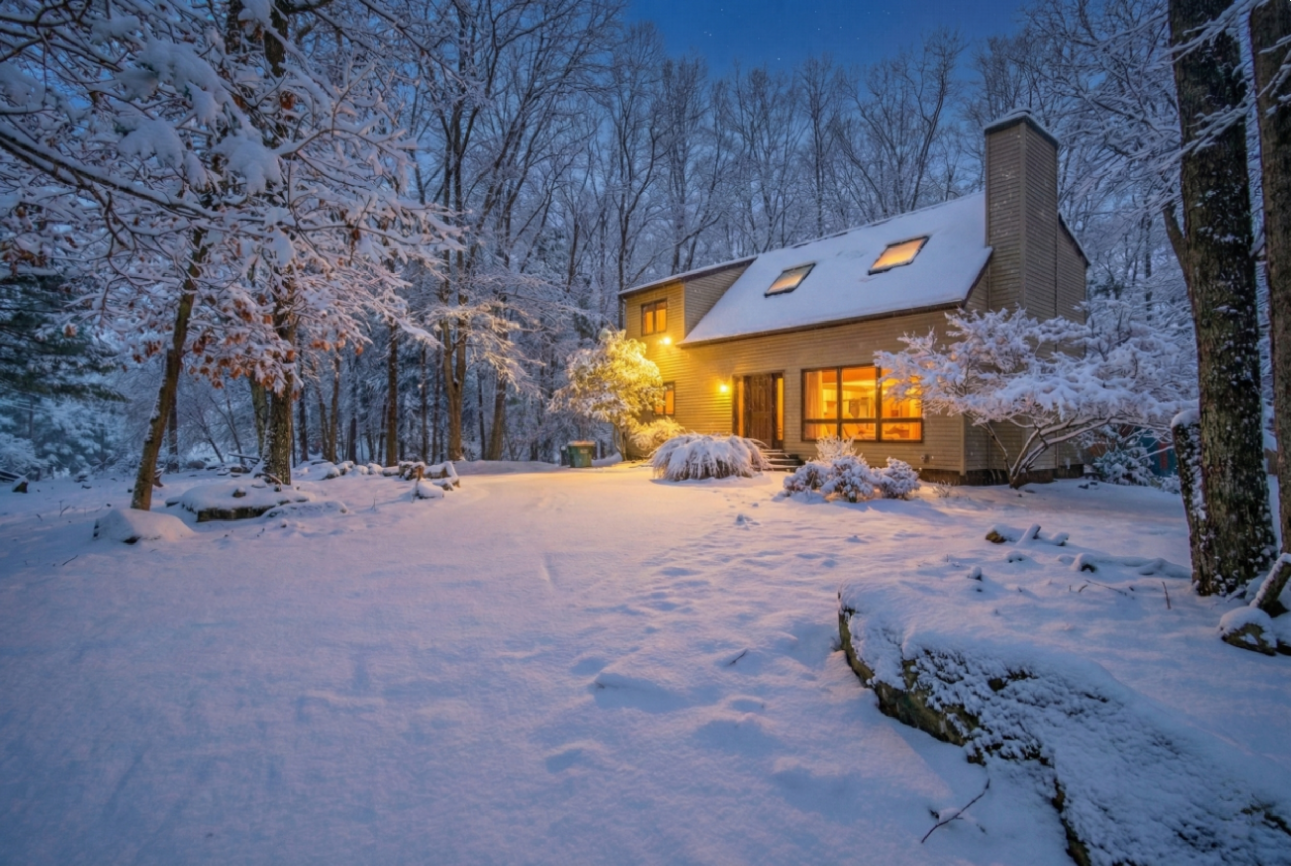 Winter at the Green Forest Retreat